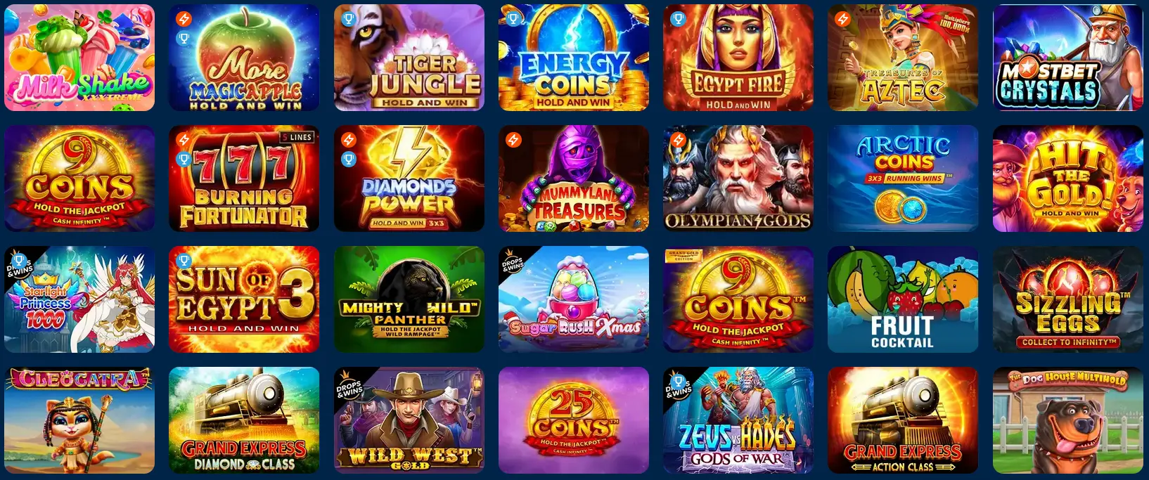 Популярные слоты в казино Mostbet для игроков из Кыргызстана