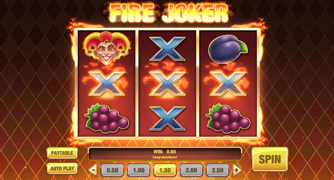 Демо-версия Fire Joker