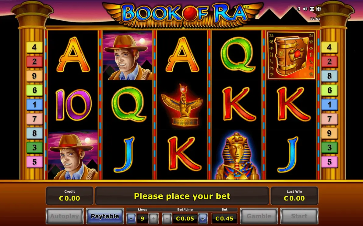 Как начать играть в Book Of Ra Classic