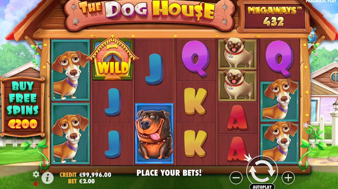 Как начать играть в The Dog House Megaways