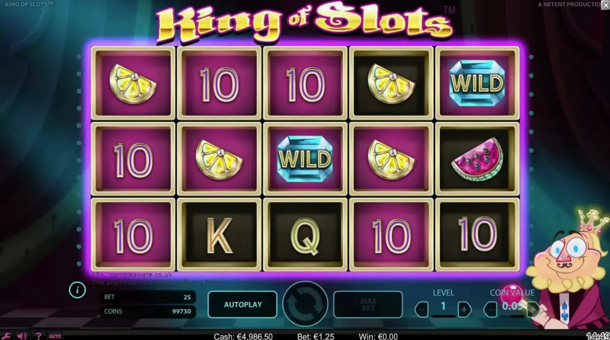 Символы и выплаты King of Slots