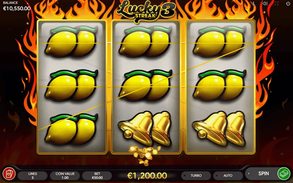Символы и выплаты Lucky Streak 3