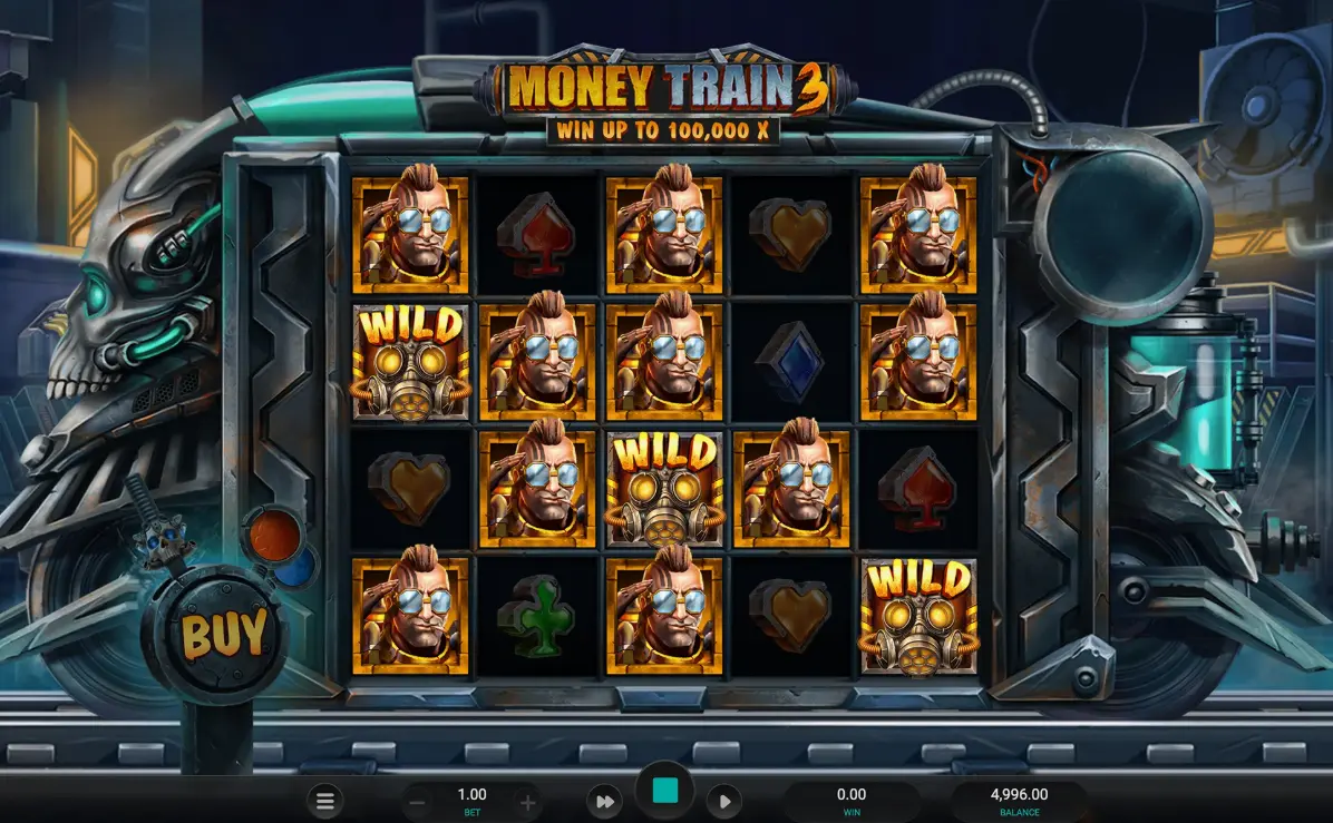 Символы и выплаты Money Train 3