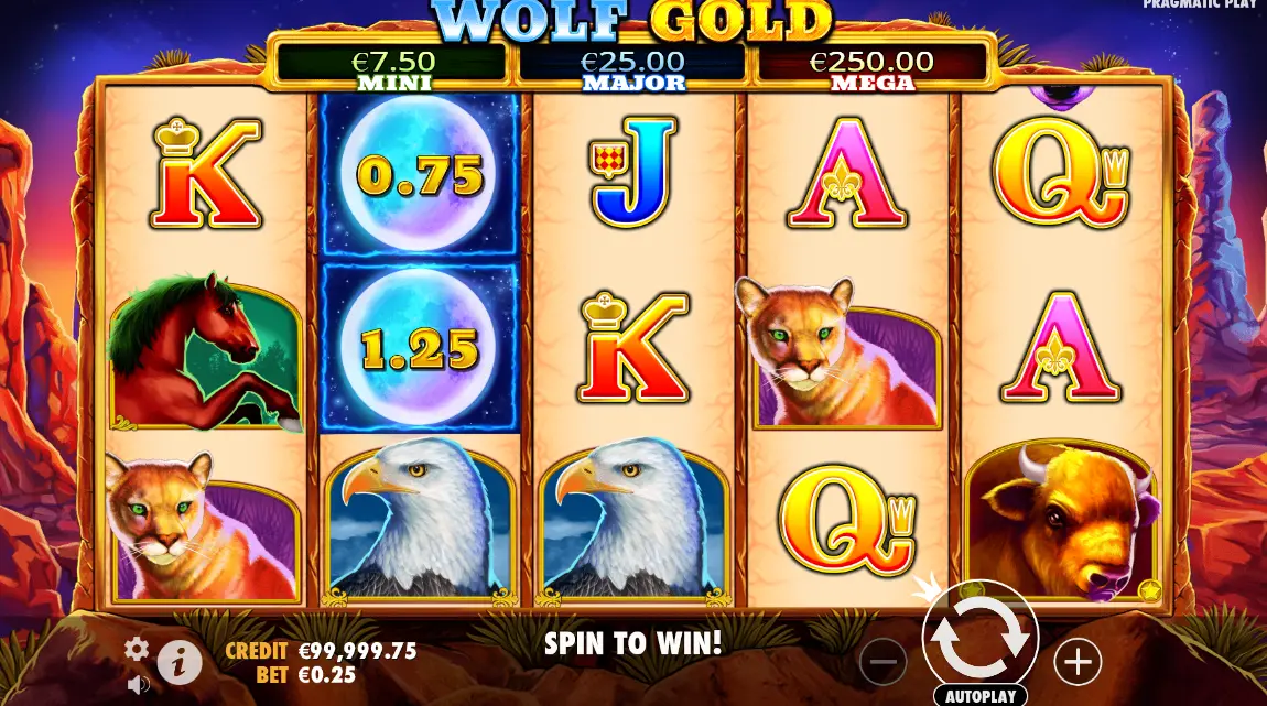 Способы выиграть Wolf Gold